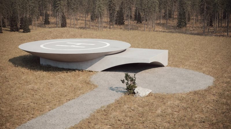 طراحی یک پناهگاه لوکس زیرزمینی برای آخر الزمان